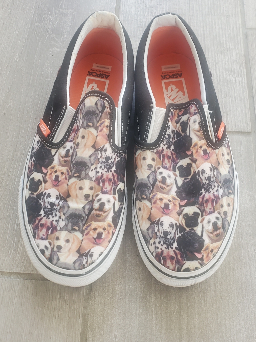 Rare Vans x ASPCA Dog Print Classic Slip-On Sneakers 🐶